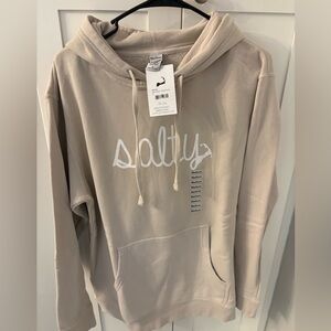 Salty Shack Women's Beige Hoodie Sweater